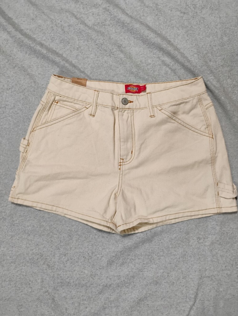 Dickies Women's Cream/Tan Workstyle Jean Shorts